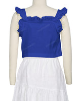 Ruffle Button Up Top