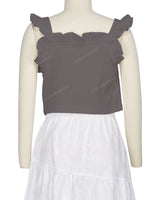 Ruffle Button Up Top