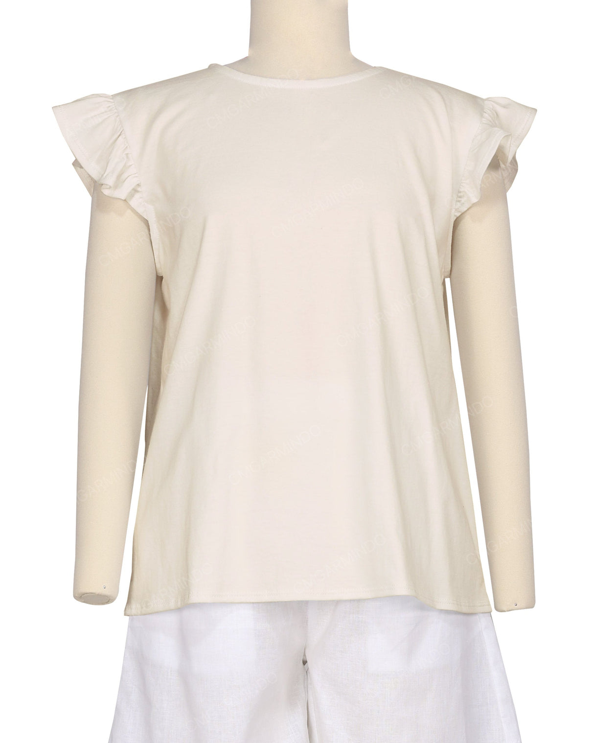 Frill Cap Sleeve Top