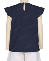 Frill Cap Sleeve Top
