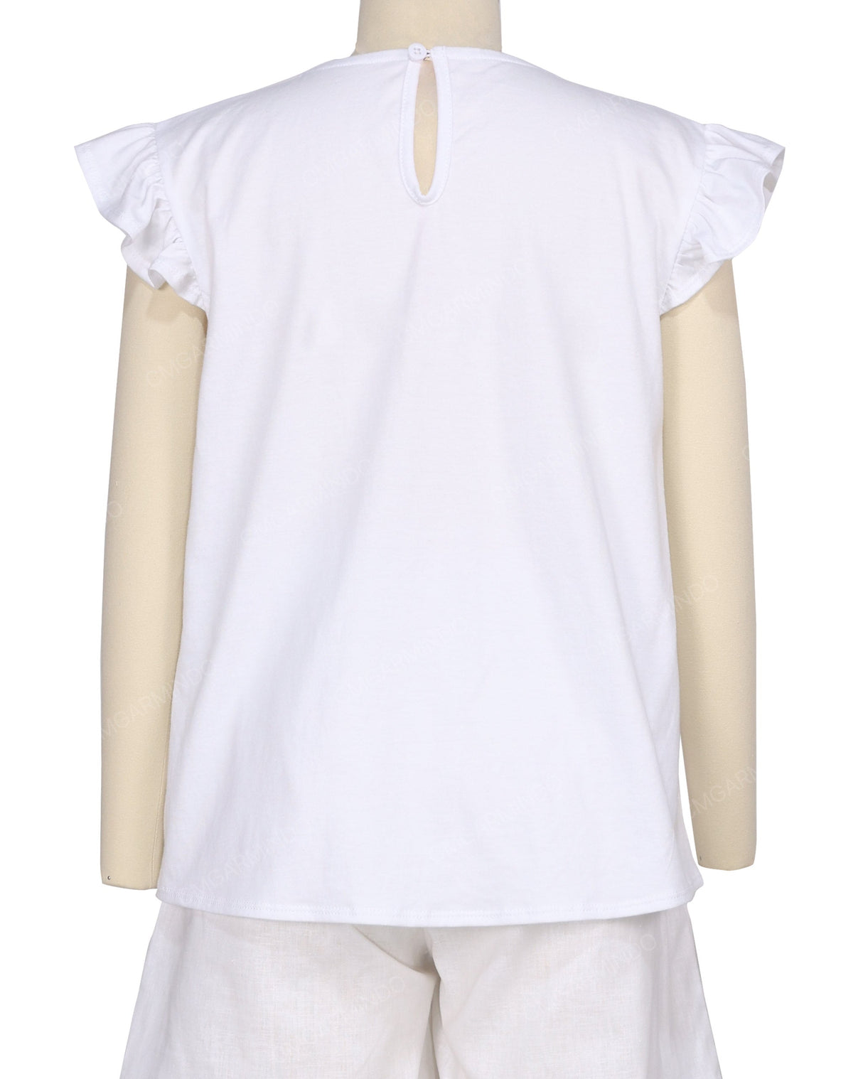 Frill Cap Sleeve Top