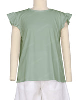 Frill Cap Sleeve Top