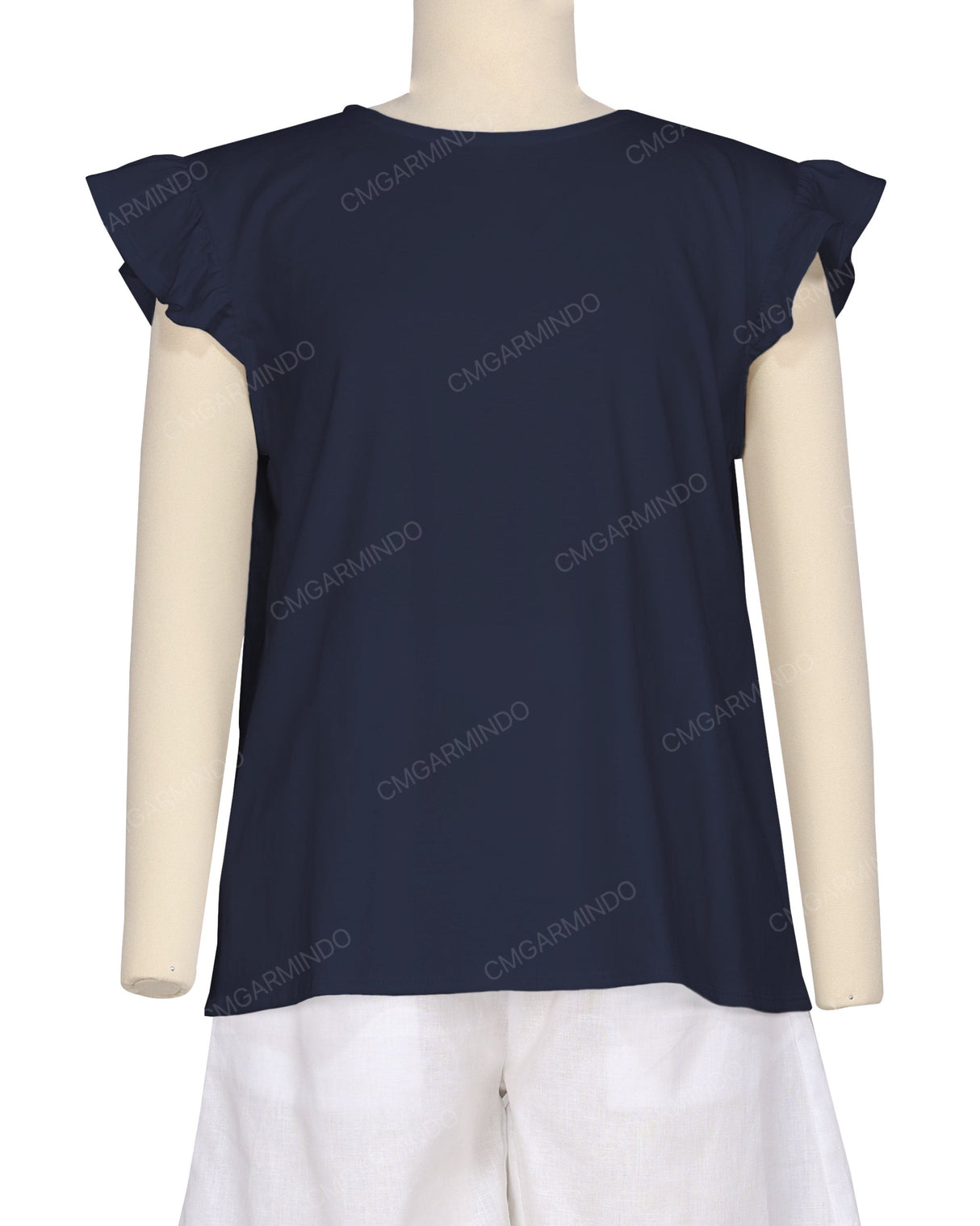 Frill Cap Sleeve Top