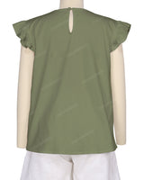 Frill Cap Sleeve Top