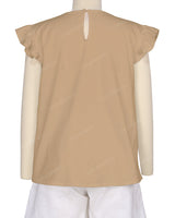 Frill Cap Sleeve Top