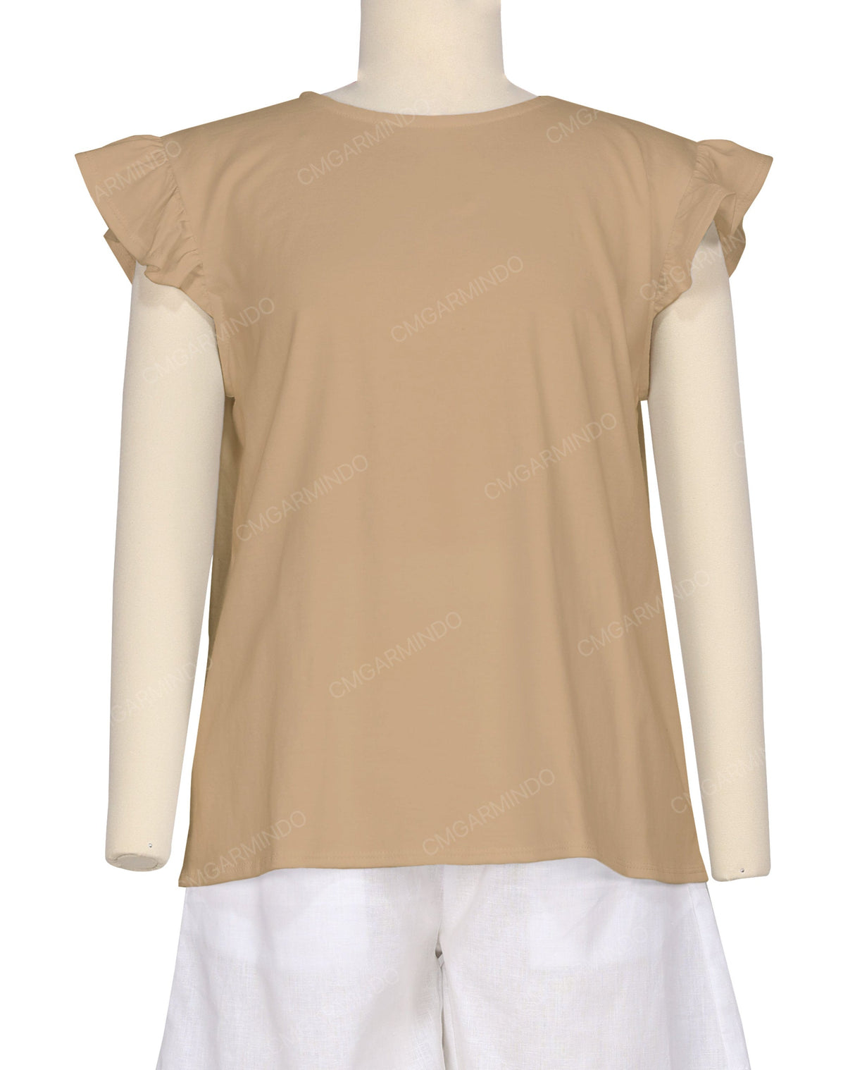 Frill Cap Sleeve Top