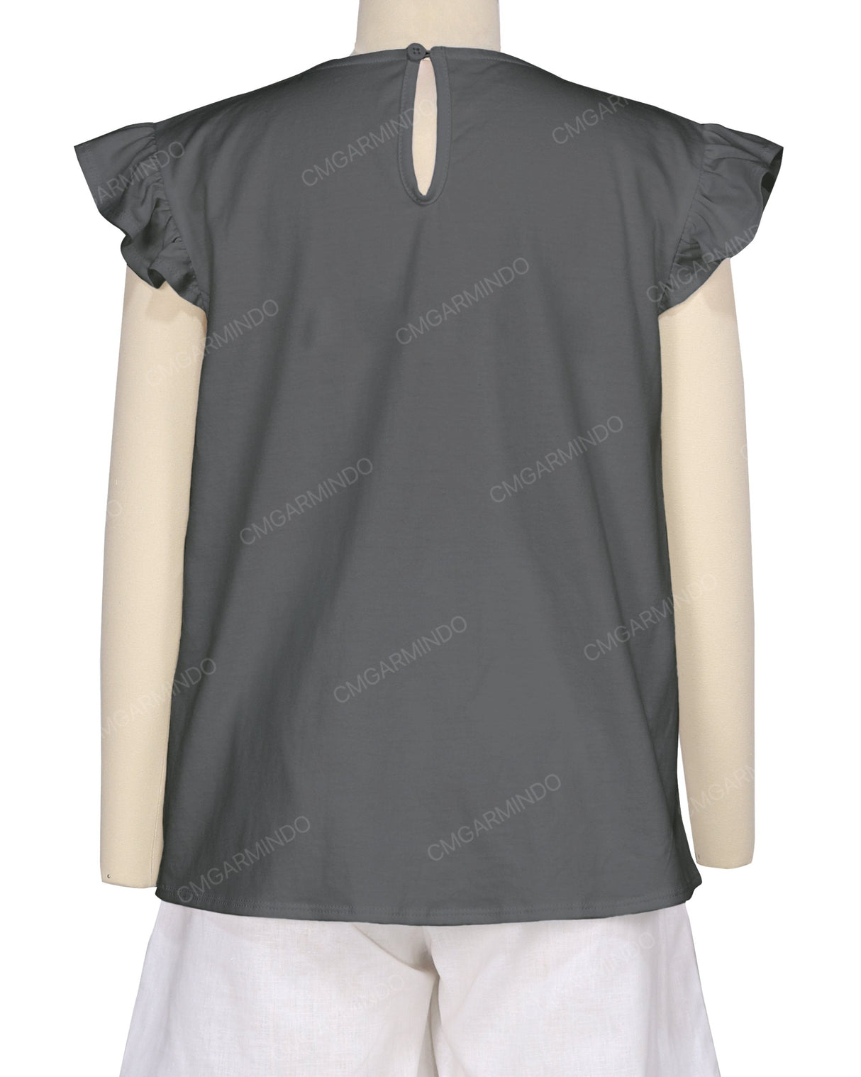 Frill Cap Sleeve Top
