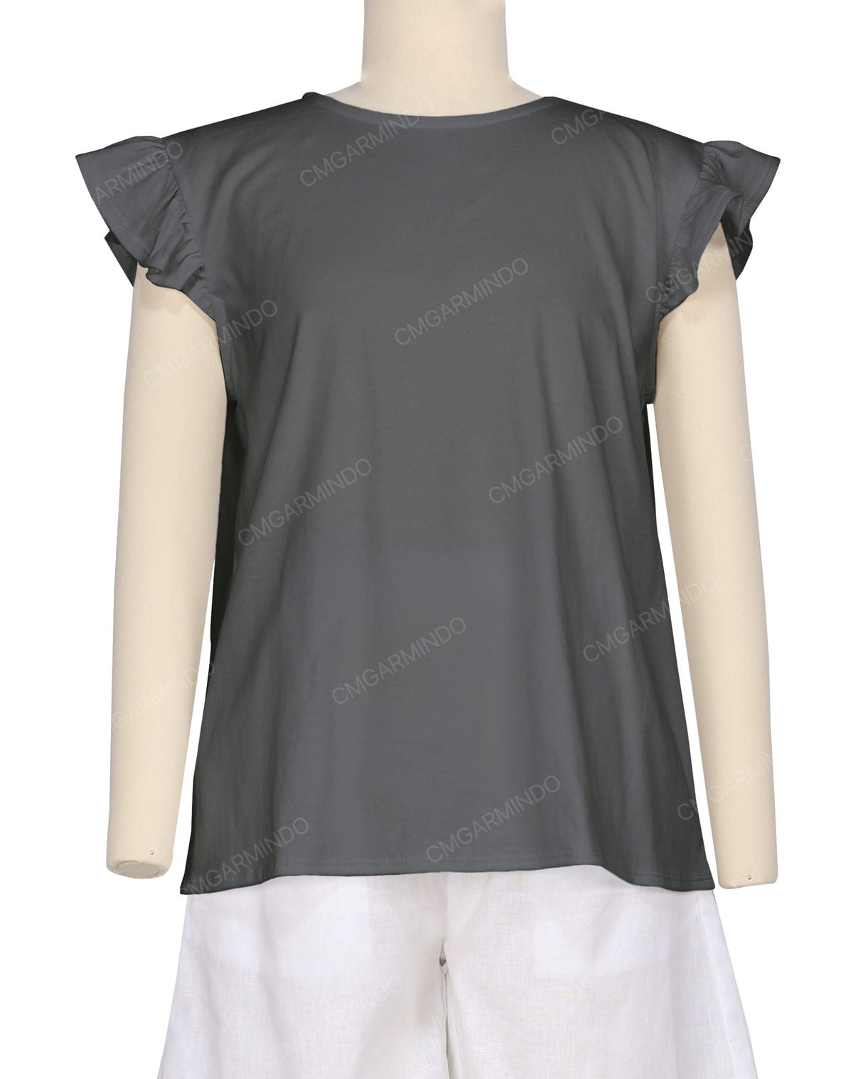 Frill Cap Sleeve Top