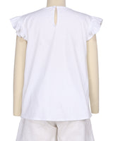 Frill Cap Sleeve Top