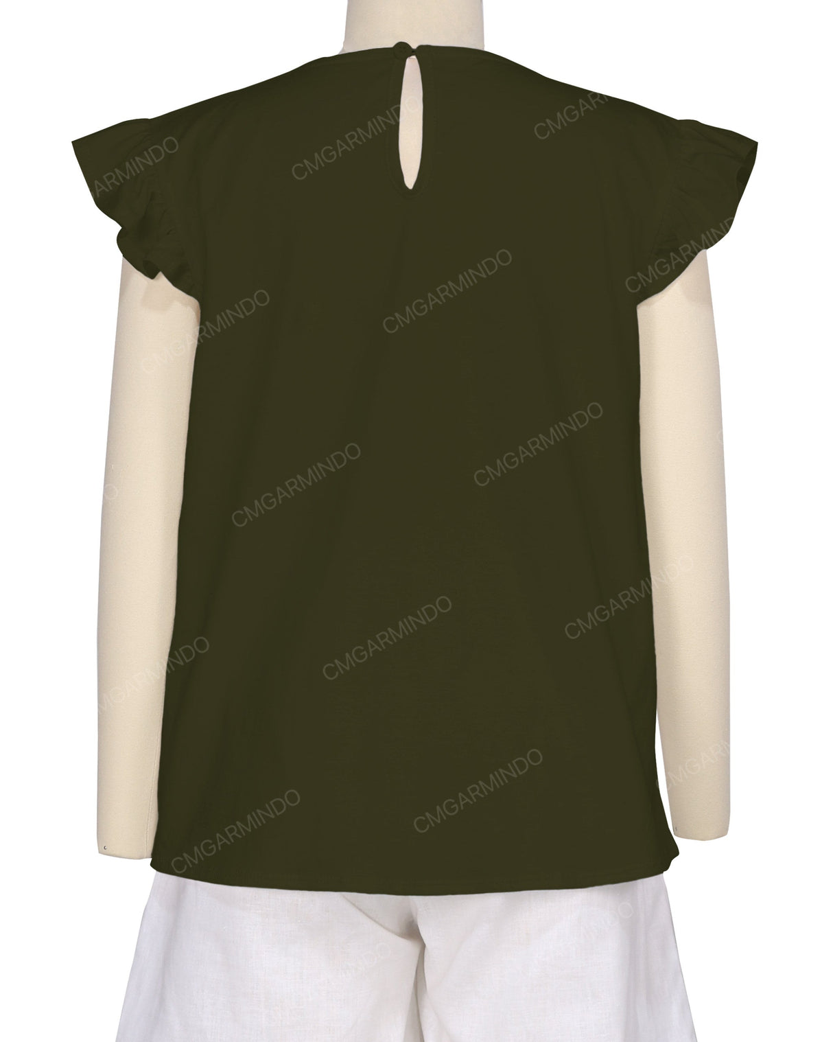 Frill Cap Sleeve Top
