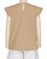 Frill Cap Sleeve Top