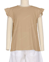 Frill Cap Sleeve Top