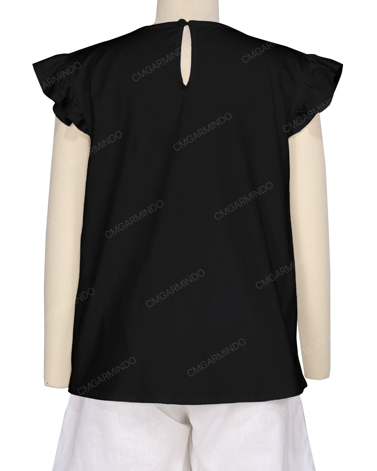 Frill Cap Sleeve Top