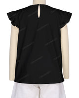 Frill Cap Sleeve Top
