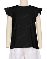 Frill Cap Sleeve Top