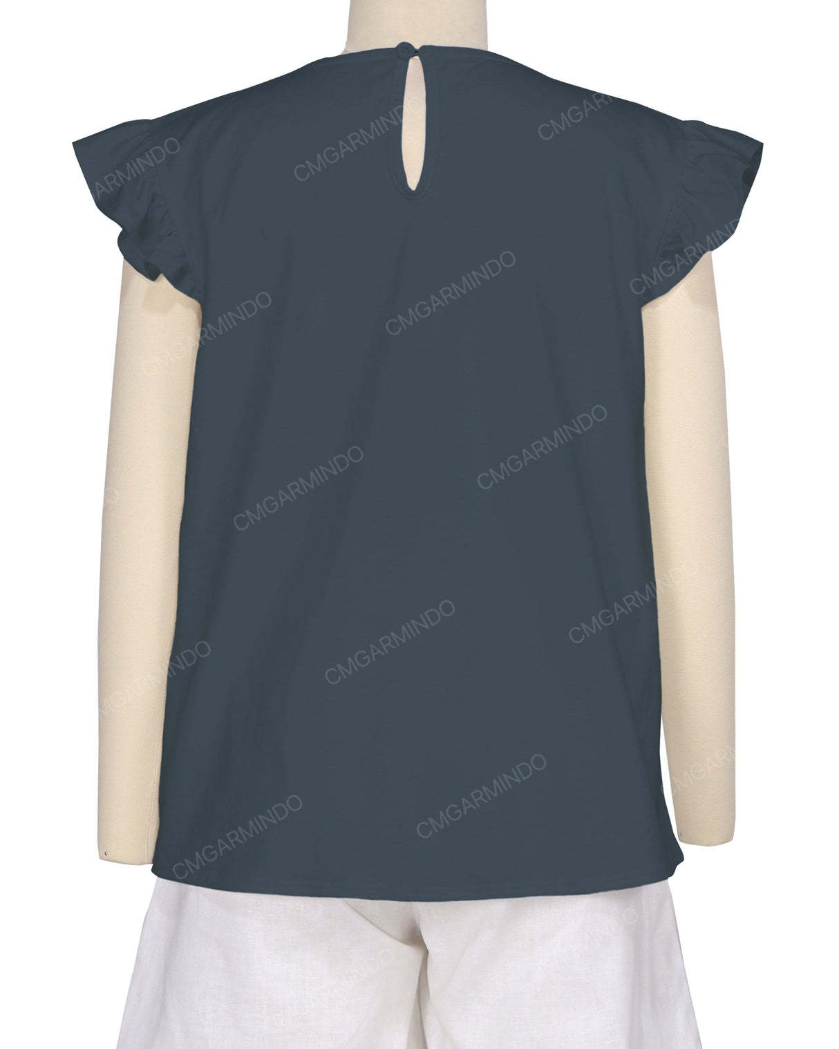 Frill Cap Sleeve Top