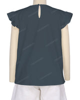 Frill Cap Sleeve Top