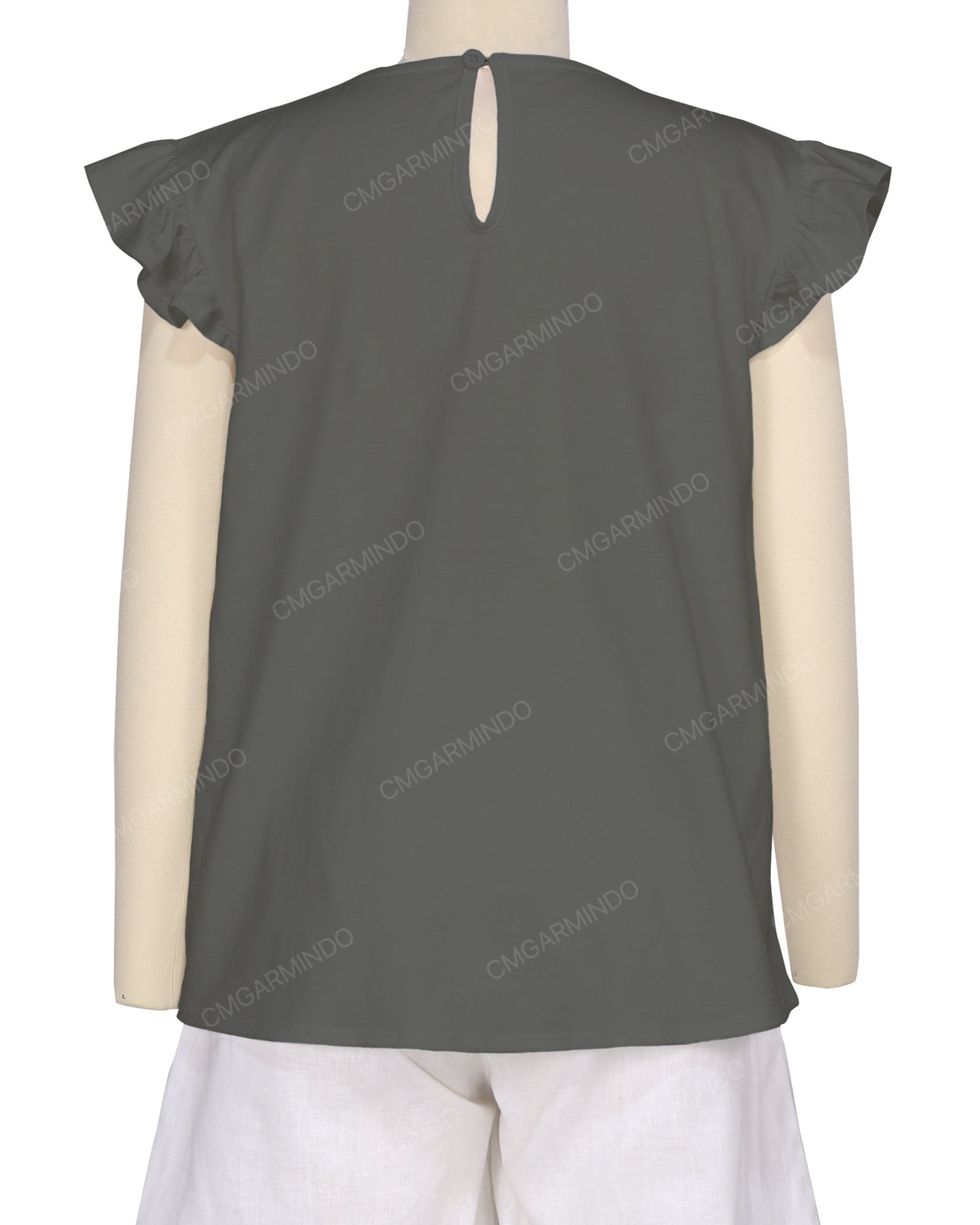 Frill Cap Sleeve Top