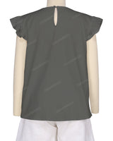 Frill Cap Sleeve Top