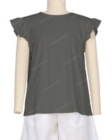 Frill Cap Sleeve Top