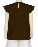 Frill Cap Sleeve Top