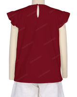 Frill Cap Sleeve Top