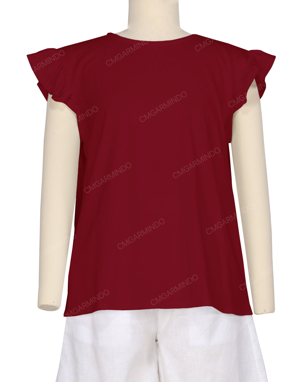 Frill Cap Sleeve Top