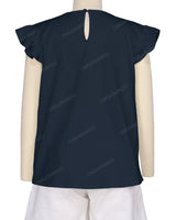 Frill Cap Sleeve Top