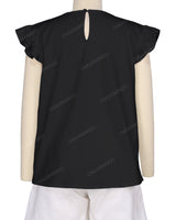 Frill Cap Sleeve Top