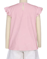 Frill Cap Sleeve Top