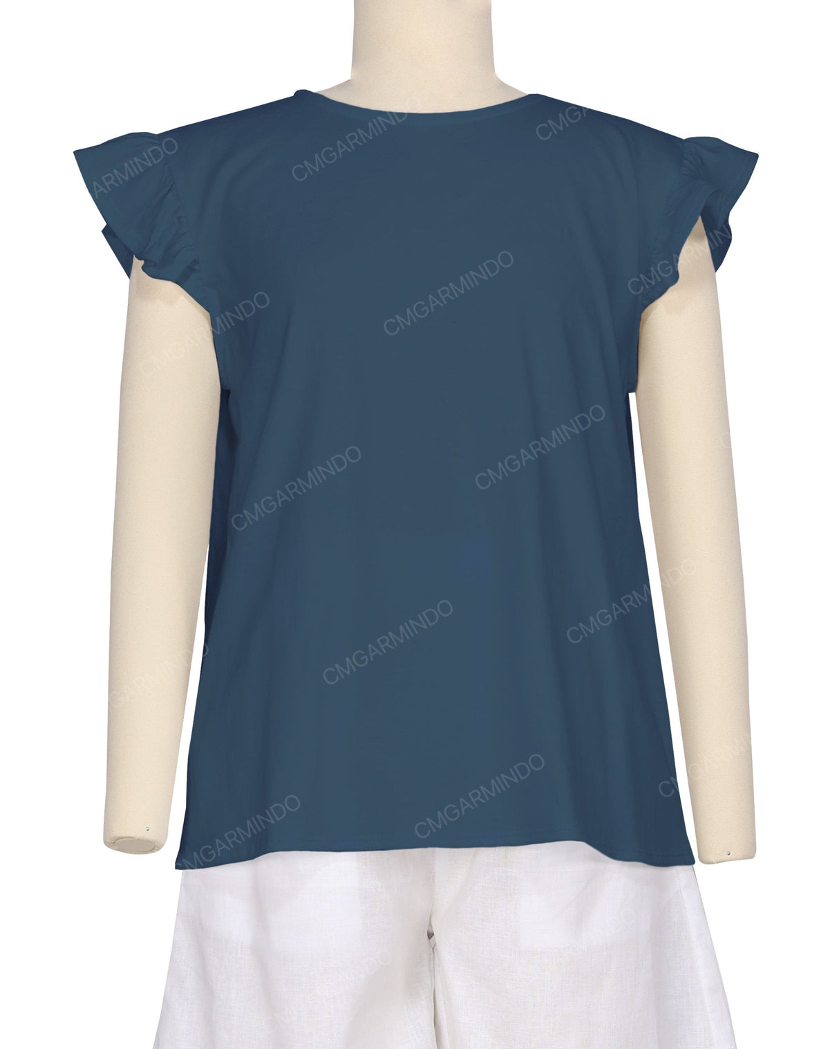 Frill Cap Sleeve Top