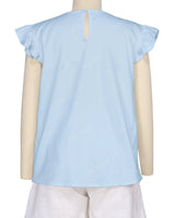 Frill Cap Sleeve Top