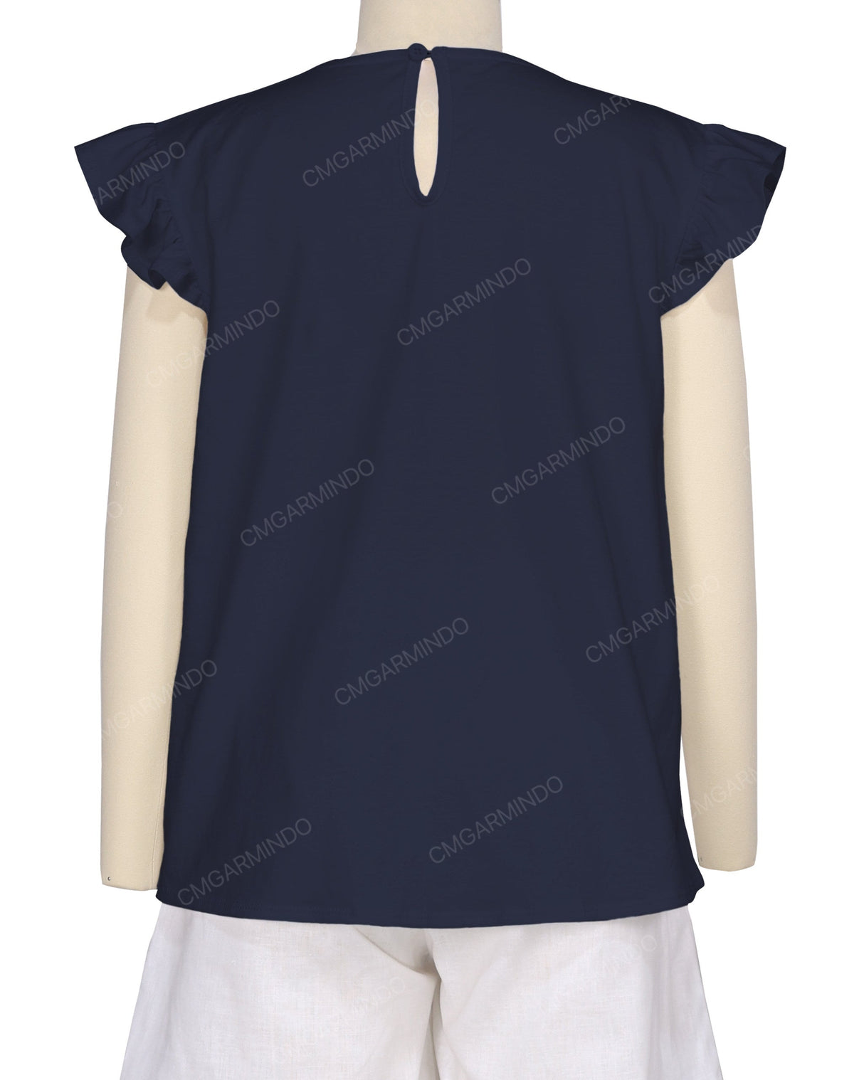 Frill Cap Sleeve Top