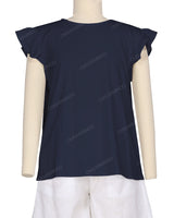 Frill Cap Sleeve Top