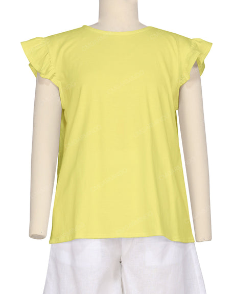 Frill Cap Sleeve Top