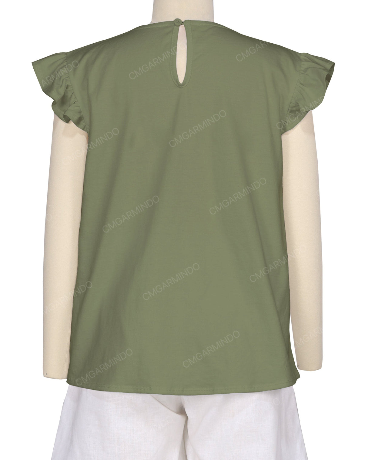 Frill Cap Sleeve Top