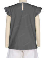 Frill Cap Sleeve Top