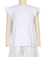 Frill Cap Sleeve Top