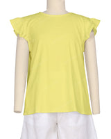 Puff Sleeve Boat Neck Top