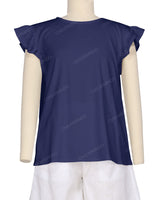 Puff Sleeve Boat Neck Top