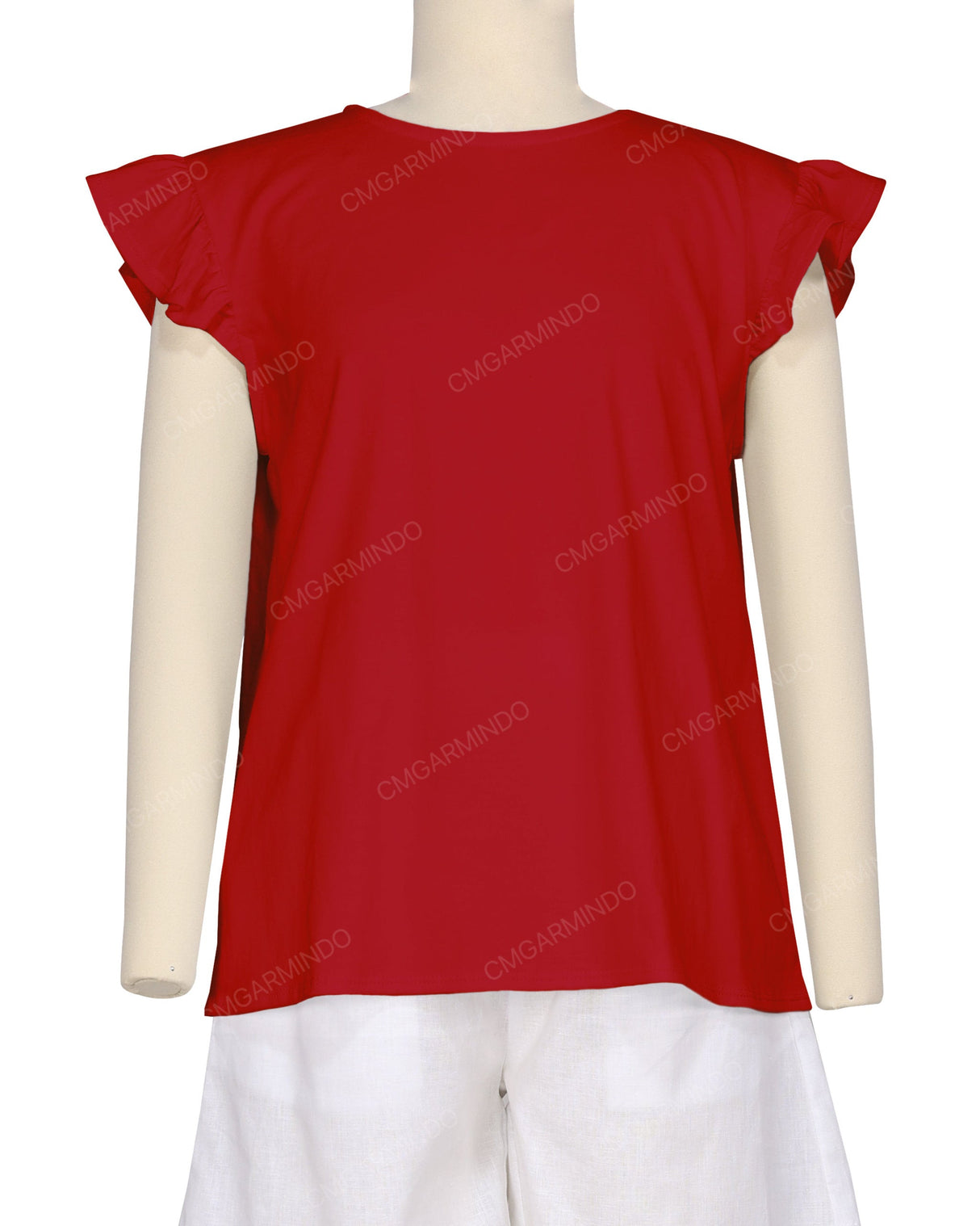 Puff Sleeve Boat Neck Top