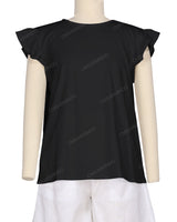 Puff Sleeve Boat Neck Top