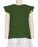 Puff Sleeve Boat Neck Top