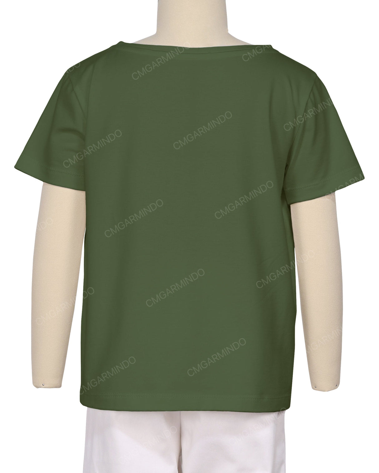 Relaxed Short Sleeve Boat Neck T-shirt