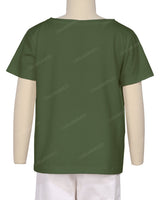 Relaxed Short Sleeve Boat Neck T-shirt