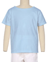 Relaxed Short Sleeve Boat Neck T-shirt