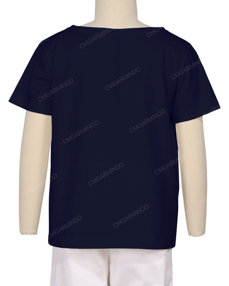 Relaxed Short Sleeve Boat Neck T-shirt