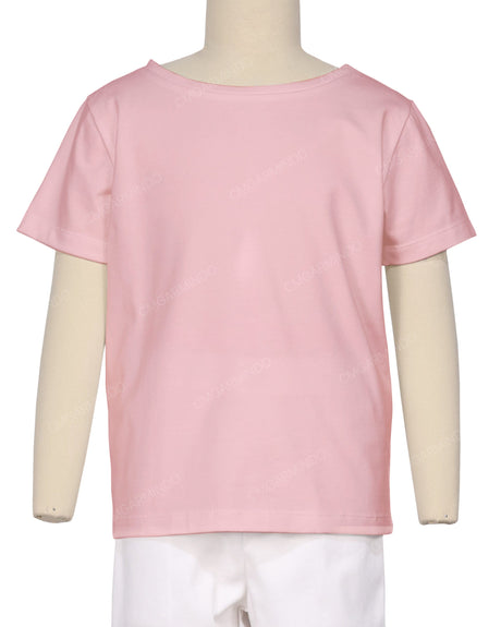 Relaxed Short Sleeve Boat Neck T-shirt