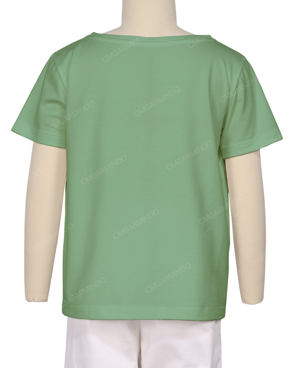 Relaxed Short Sleeve Boat Neck T-shirt