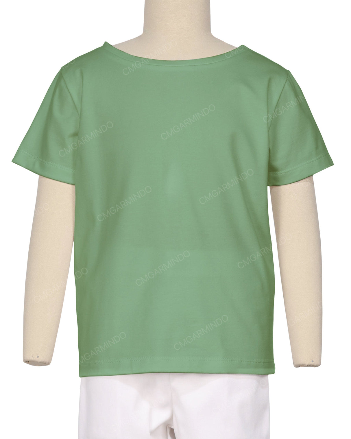 Relaxed Short Sleeve Boat Neck T-shirt